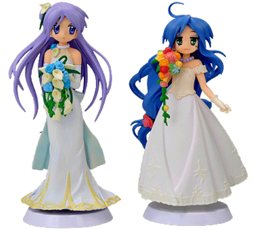 Kagami Hiiragi & Konata Izumi 'Wedding Dress Ver.' (Lucky☆Star]