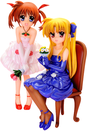 Nanoha Takamachi & Fate Testarossa 'Dress ver.' (Mahou Shoujo Lyrical Nanoha The Movie 1st)
