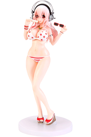 Sonico 'Swimsuit Strawberry Macaron ver.' (Super Sonico: The Animation)
