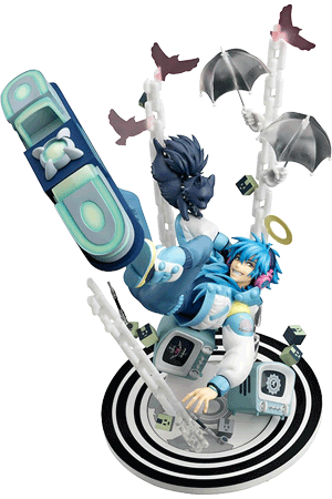 Aoba Seragaki with Ren (DRAMAtical Murder)